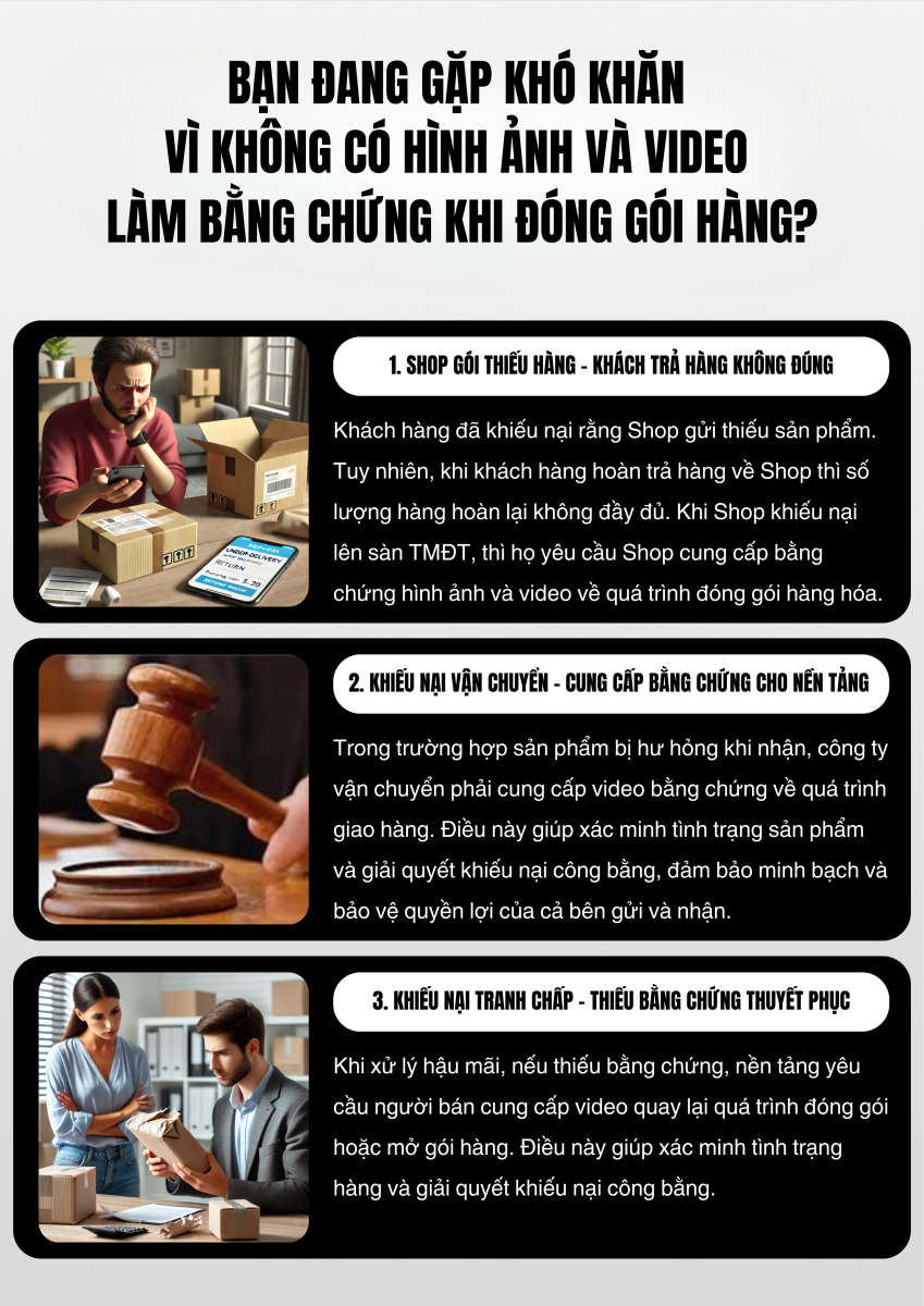 Phần Mềm Quay Video Đóng Gói Hàng Hóa