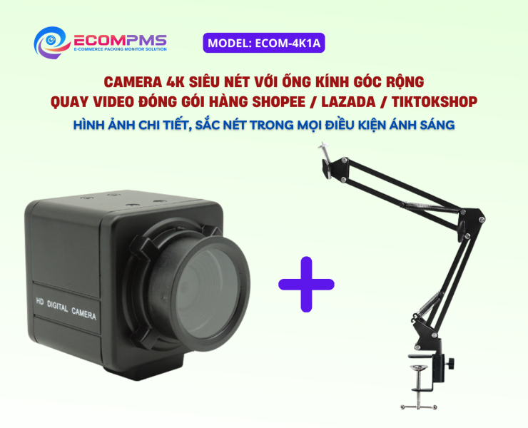 Camera đóng gói hàng hóa 4K